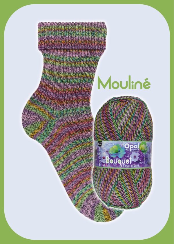 Opal Bouquet Mouline Sock 4ply