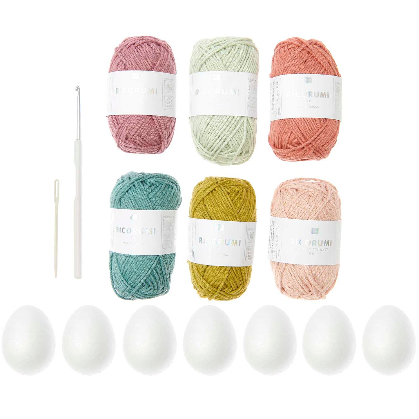 Ricorumi Crochet Kit "Easter Eggs"