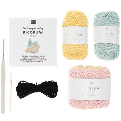 Ricorumi Crochet Kit "Easter basket pastel"