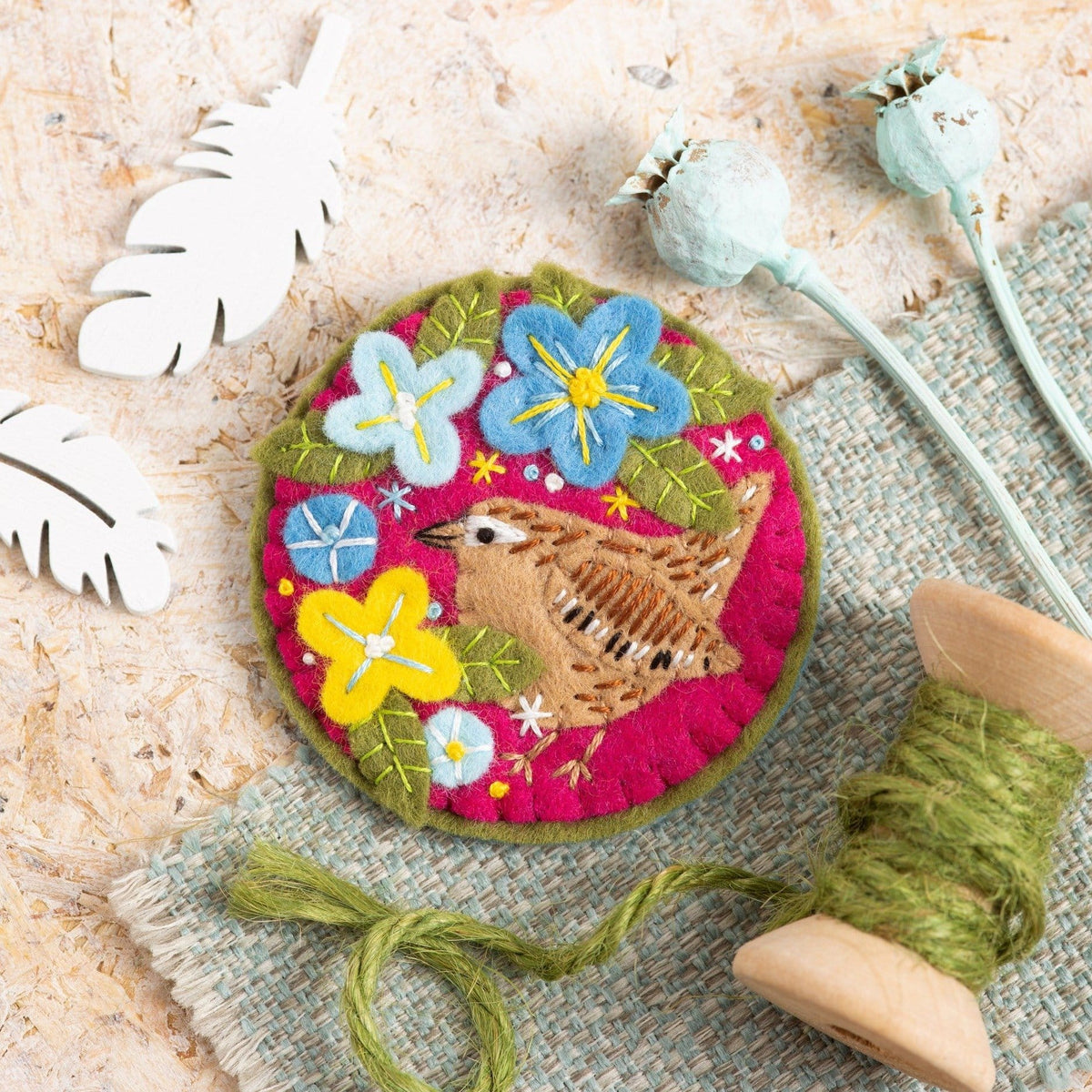 Hawthorn Crafts Felt Craft Brooch Kit