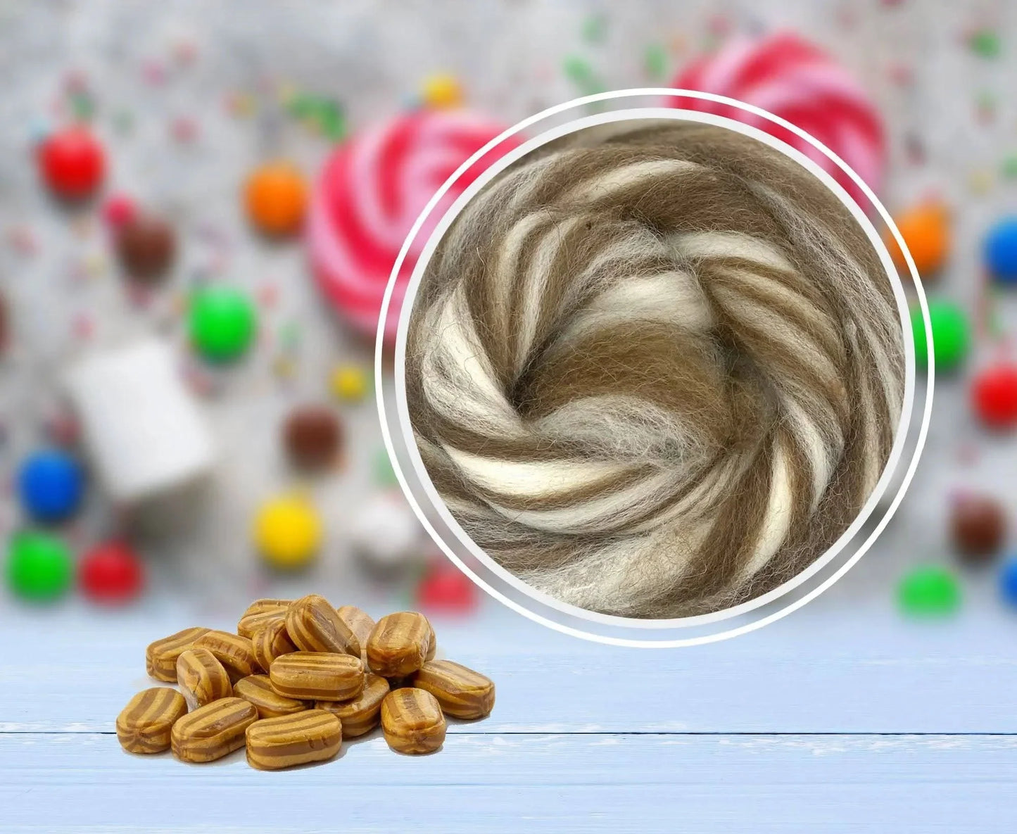 Shetland Fibre - Natural Colours