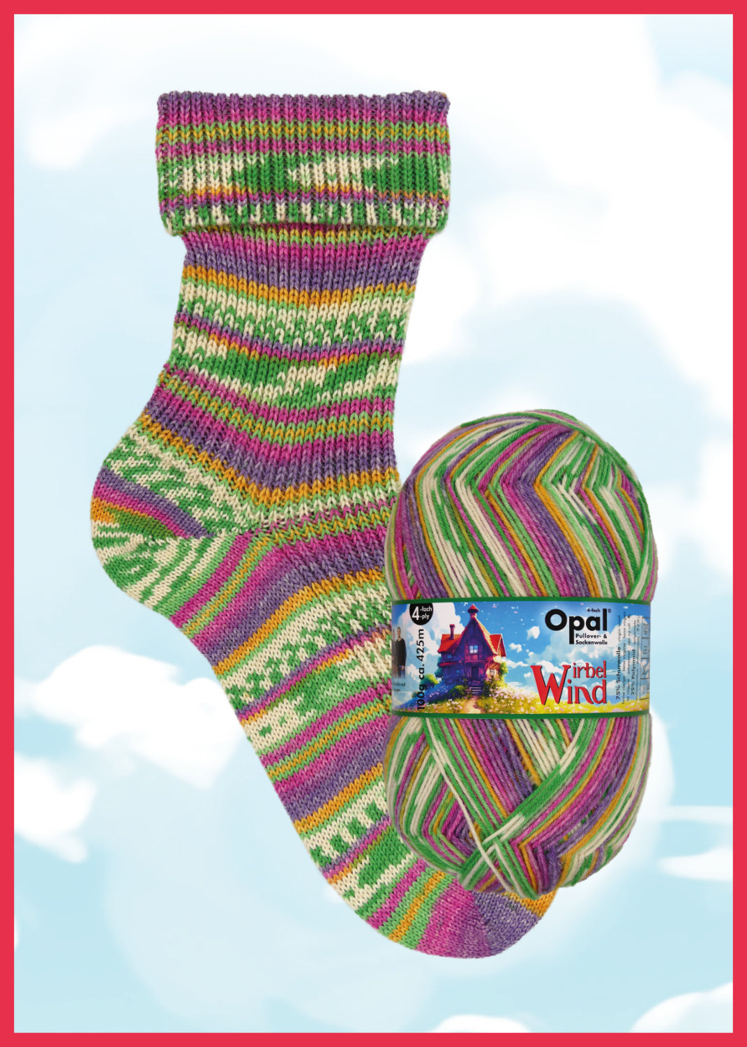Opal Wirbelwind Sock 4ply – The Yarn Cake