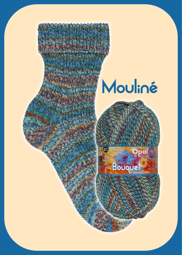 Opal Bouquet Mouline Sock 4ply
