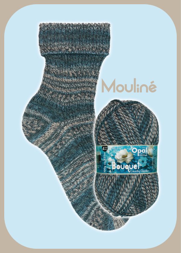 Opal Bouquet Mouline Sock 4ply