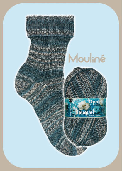 Opal Bouquet Mouline Sock 4ply