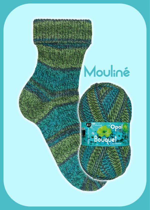 Opal Bouquet Mouline Sock 4ply