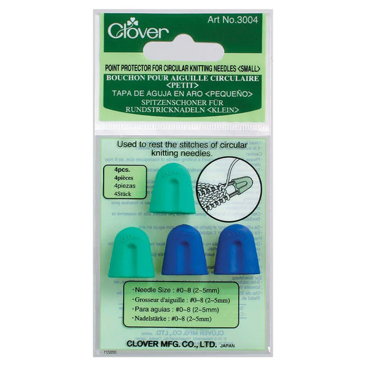 Clover Point Protectors for Circular Needles