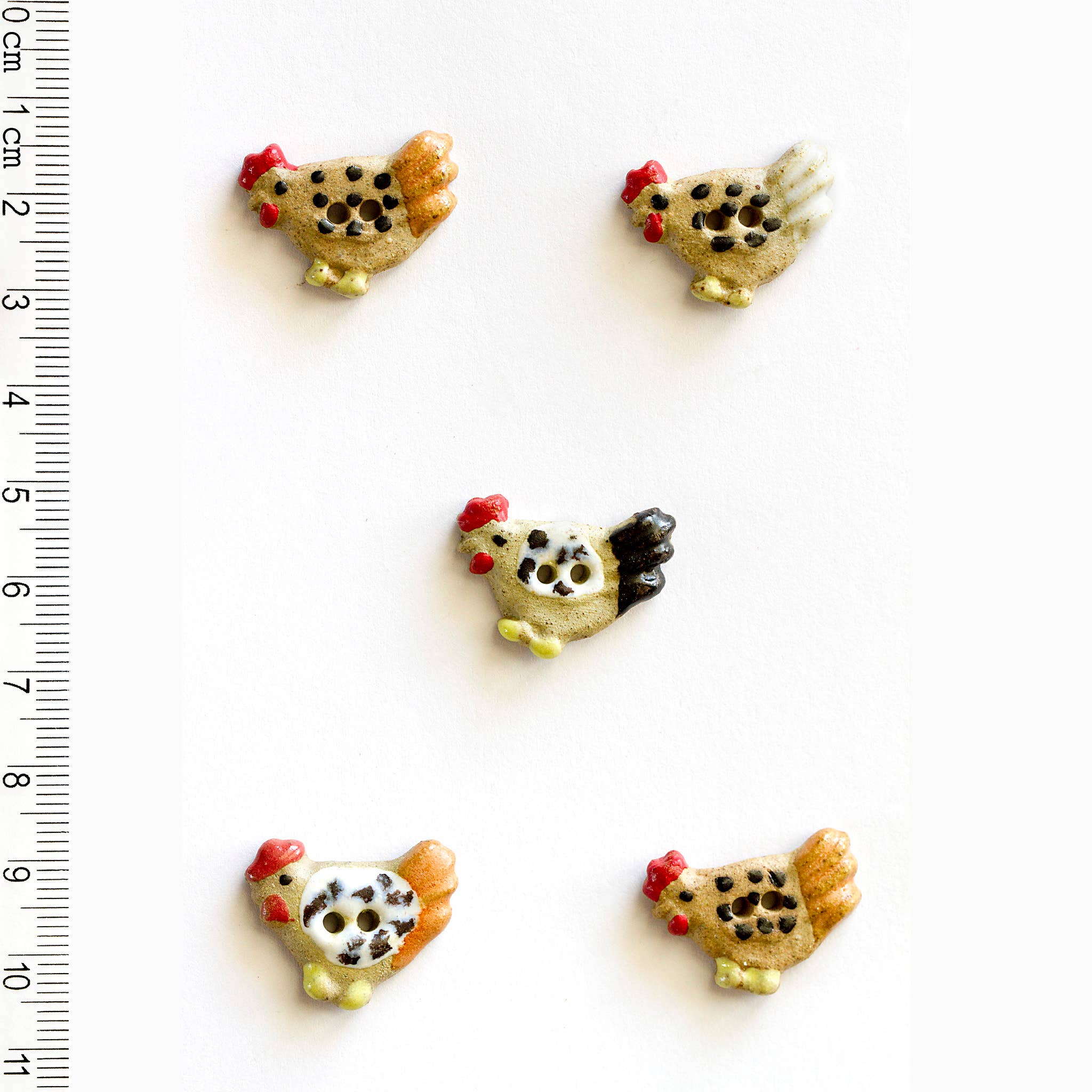 L133 Chicken Buttons – The Yarn Cake