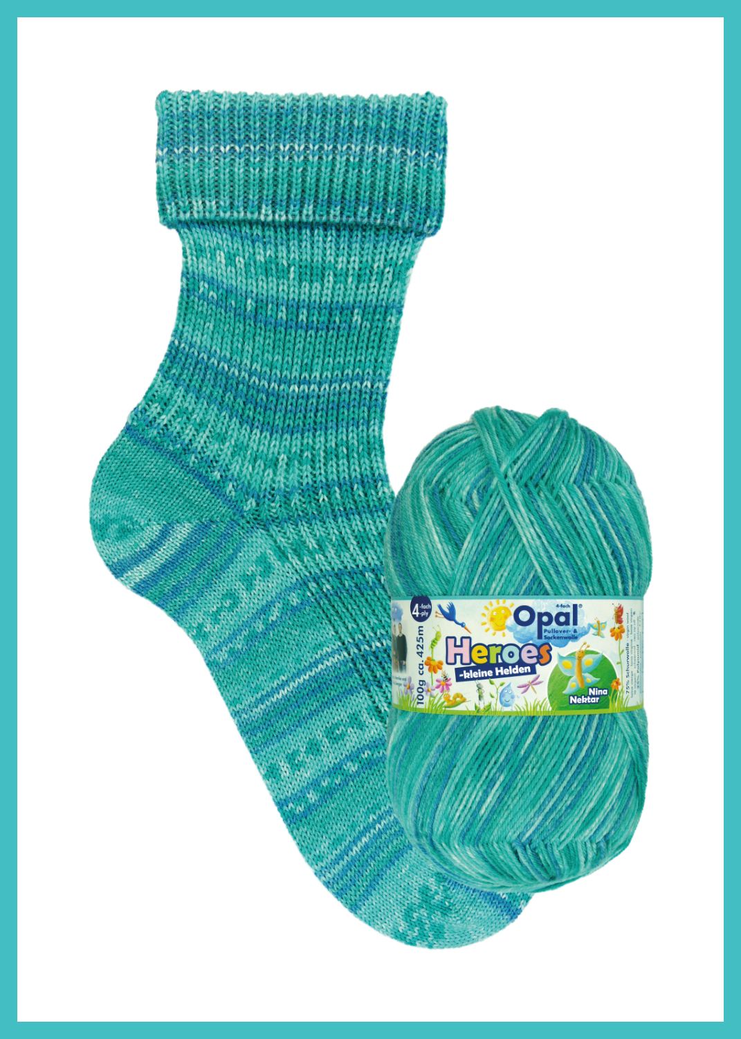 Opal Kleine Helden (Heroes) Sock 4ply