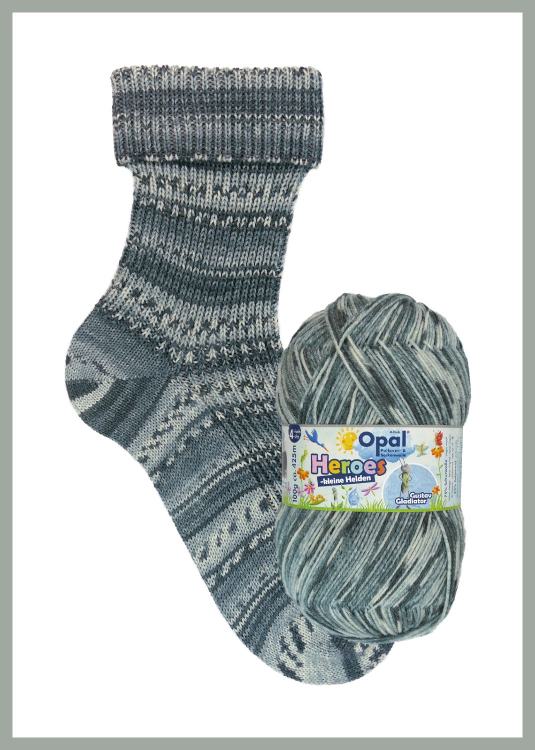Opal Kleine Helden (Heroes) Sock 4ply