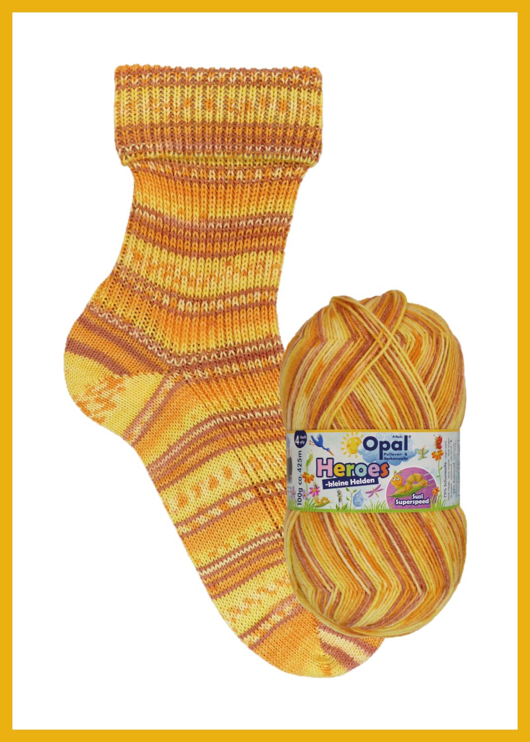 Opal Kleine Helden (Heroes) Sock 4ply