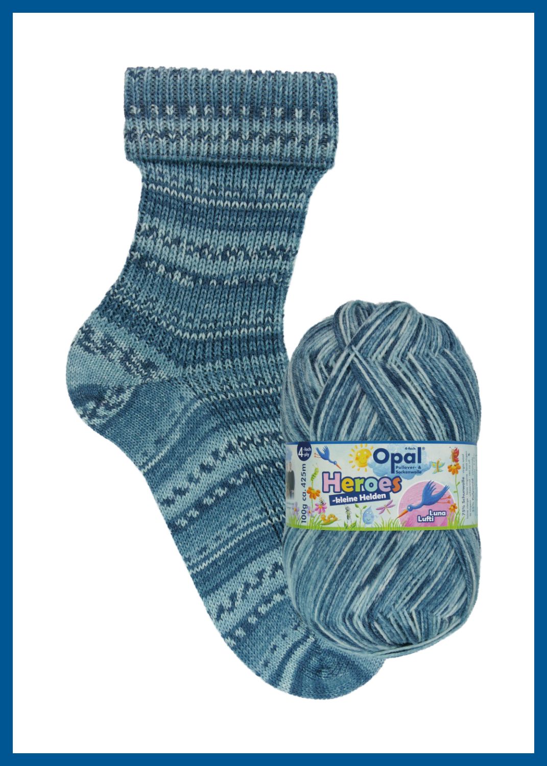 Opal Kleine Helden (Heroes) Sock 4ply