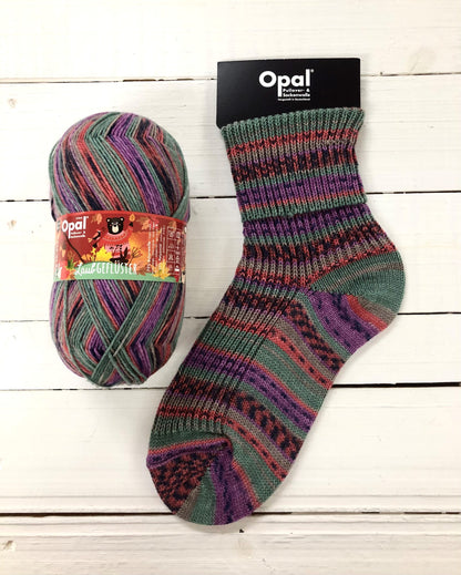 Opal Whispering Leaves Sock 4ply