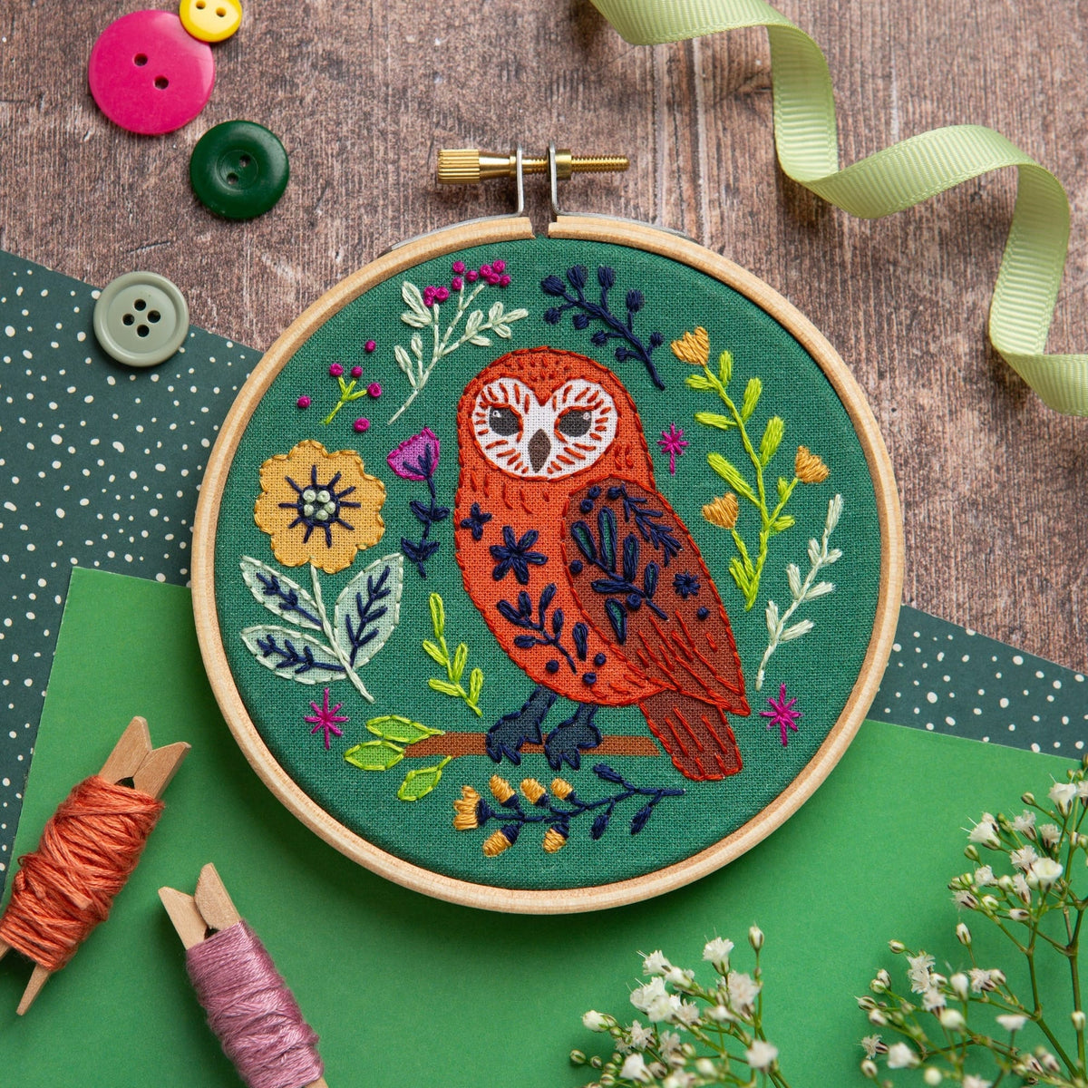 Hawthorn Crafts Mini Embroidery Kit