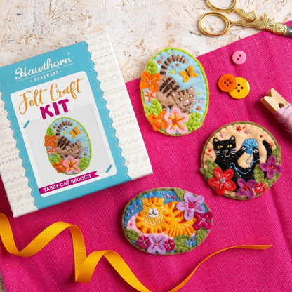 Hawthorn Crafts Felt Craft Brooch Kit